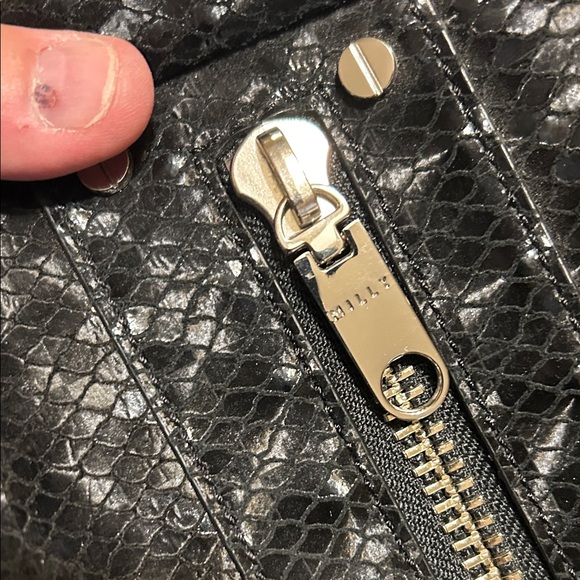 Milly Black Textured Backpack - Picture 8 of 9